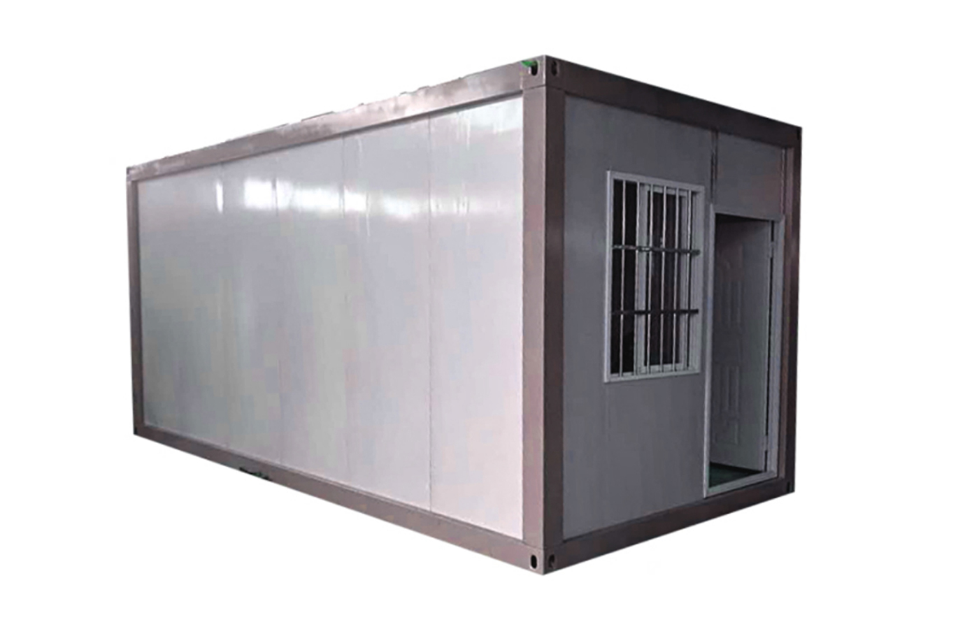 পোর্টেবল 20 ফুট প্রিফ্যাব্রিকেটেড ফ্ল্যাট প্যাক কন্টেইনার হাউস খরচ কার্যকর অফিস